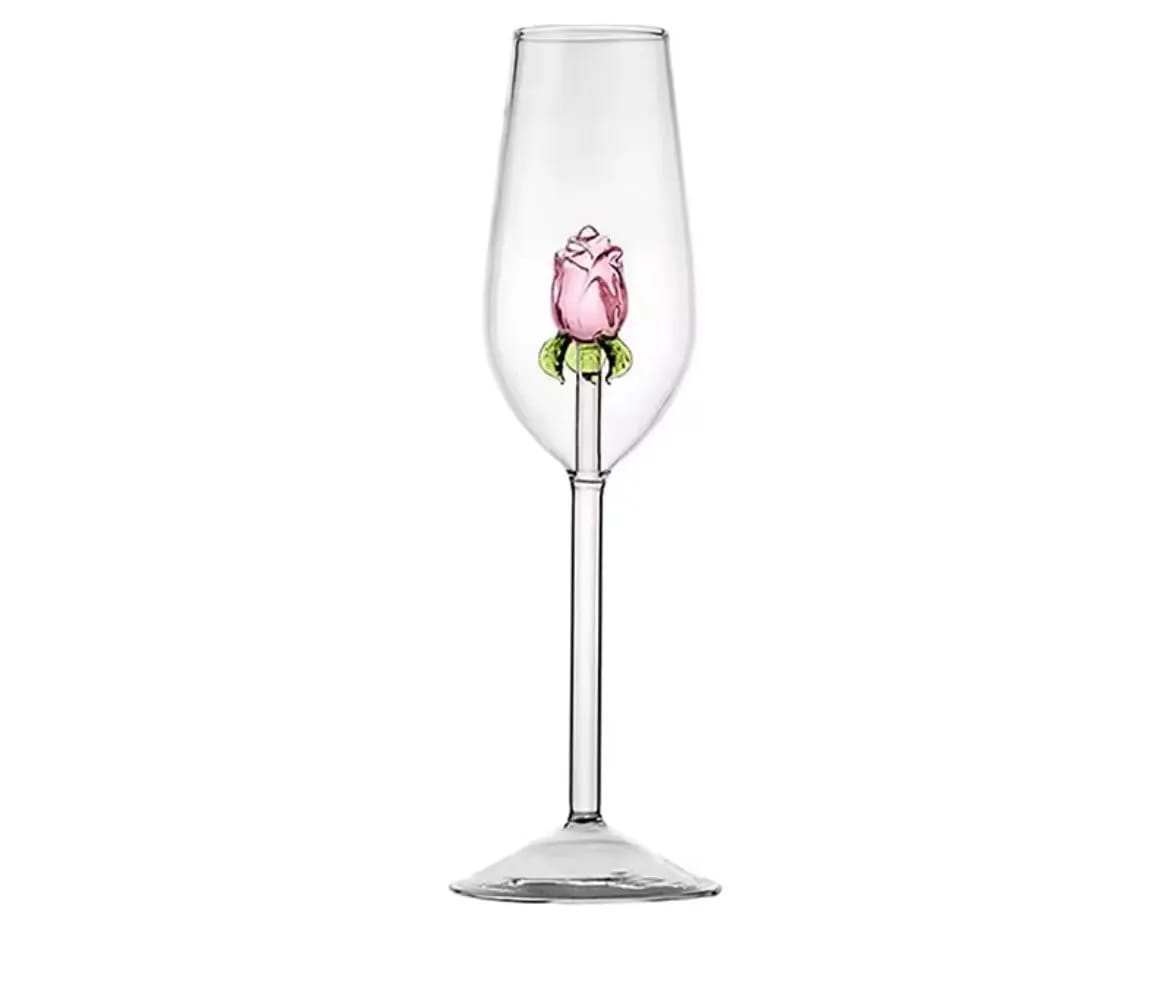 Customer photo review of Crystal Rose Champagne Glass