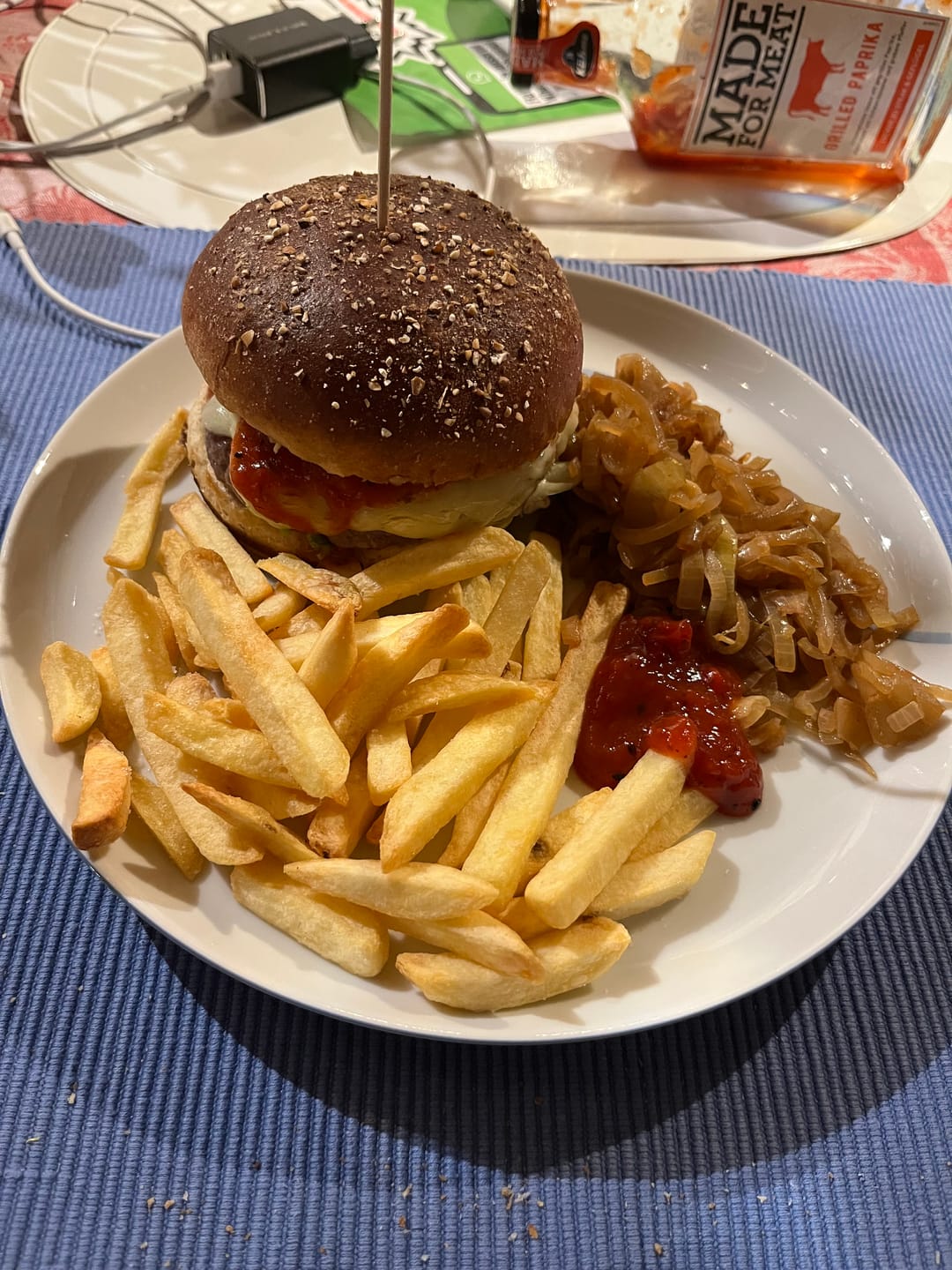 Customer photo review of GreenOx Burger