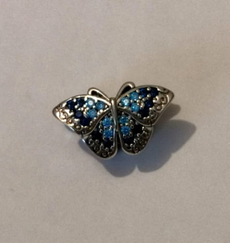 I. R. review of 925 Sterling Silver Blue Butterfly Charm image 1 out of 1