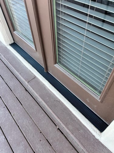 Customer photo review of 72" x 6" Inswing Threshold