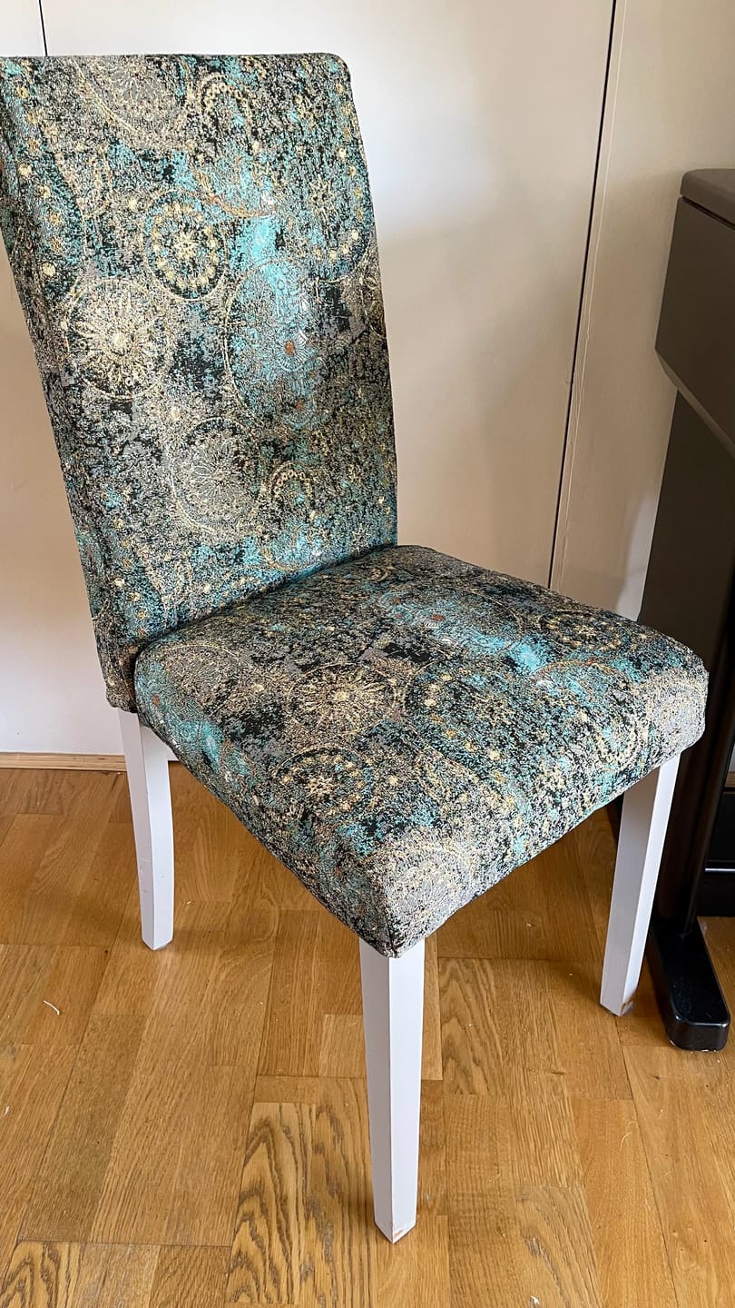 Customer photo review of Wheels of Fortune Tapestry Fabric