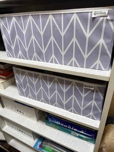 Customer photo review of Lilac Storage Box with Lid