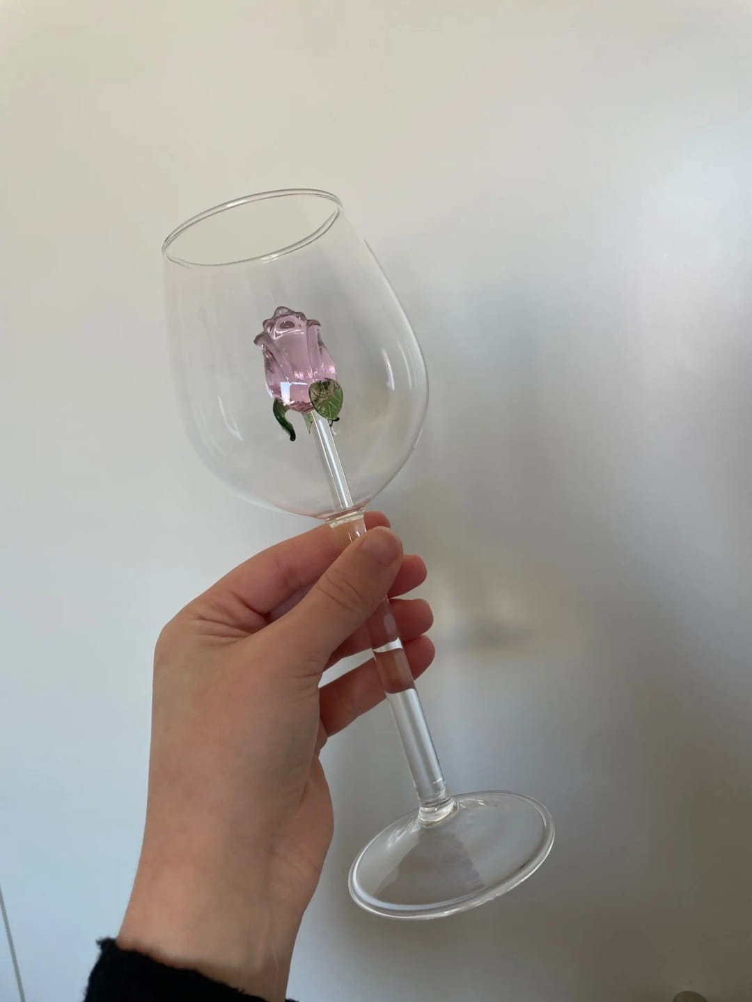Customer photo review of Crystal Rose Champagne Glass