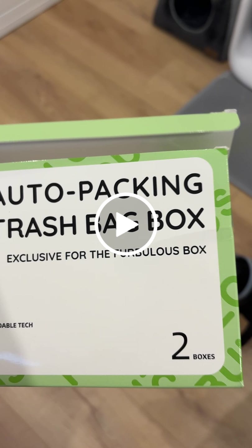Customer video review of Furbulous Trash Bag Box