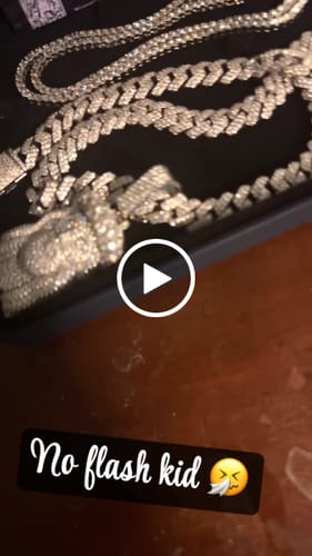 Customer video review of Moissanite Jesus Piece 14K Gold