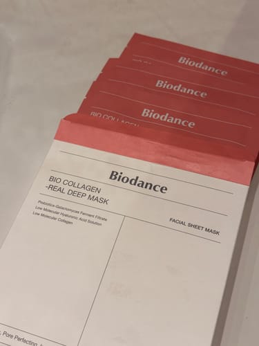 Customer photo review of BIODANCE Bio-Collagen Real Deep Mask veido kaukė