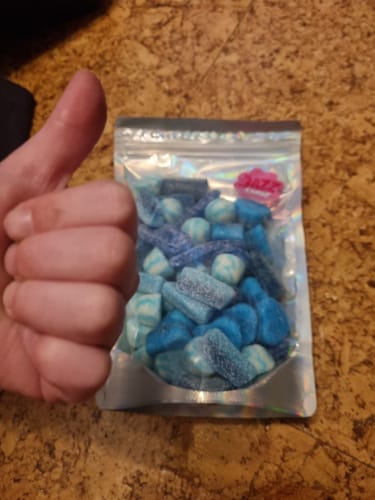 Customer photo review of XL Blaue Tüte (450g)