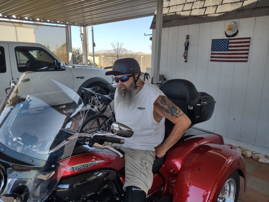 Customer photo review of Baseball Cap STYLE DOT Motorcycle Helmet