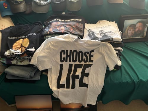 Customer photo review of WHAM Choose Life T-Shirt