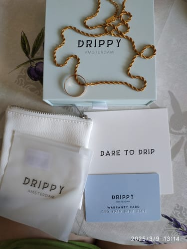 Customer photo review of CLEAN ROPE CHAIN. - 3MM 18K GOLD