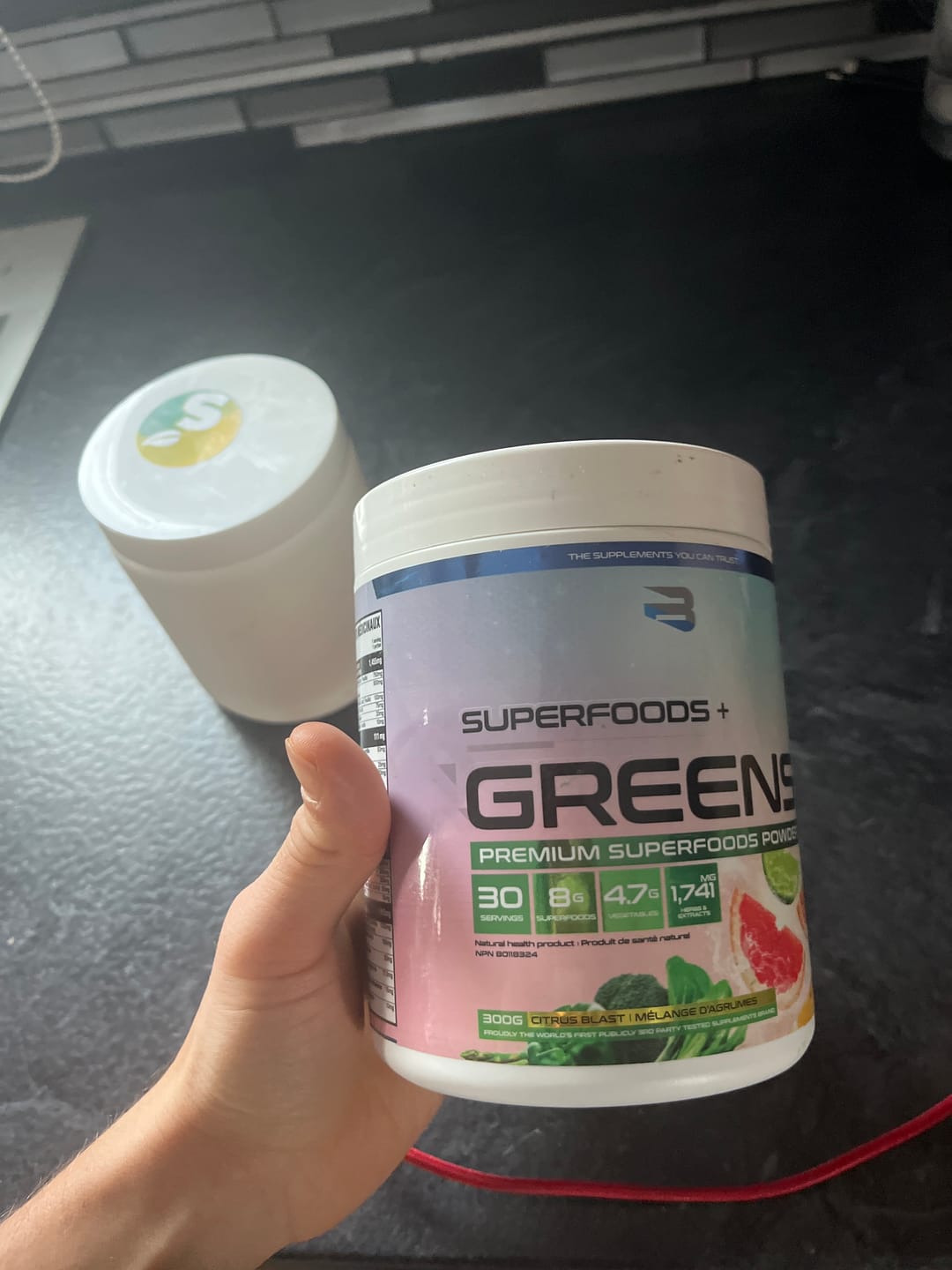 Customer photo review of Believe Supplements - Superfoods + Greens - 300g