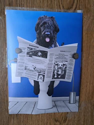 Customer photo review of Wichtiges Geschäft - Individuelles Poster