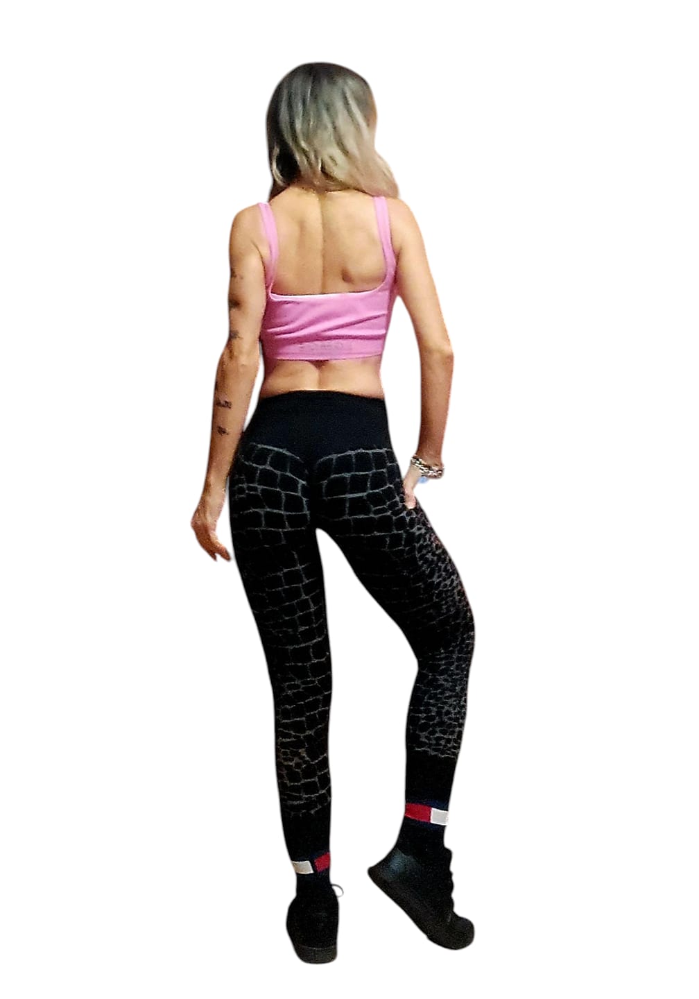 Customer photo review of Leggings All-Up Cocco Nero