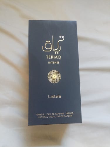 Customer photo review of Teriaq Intense Lattafa edp 100ml