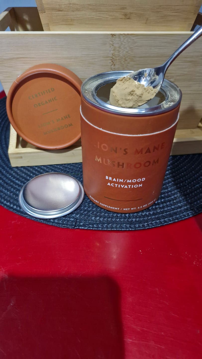 Customer photo review of Teelixir Organic Lion's Mane Mushroom