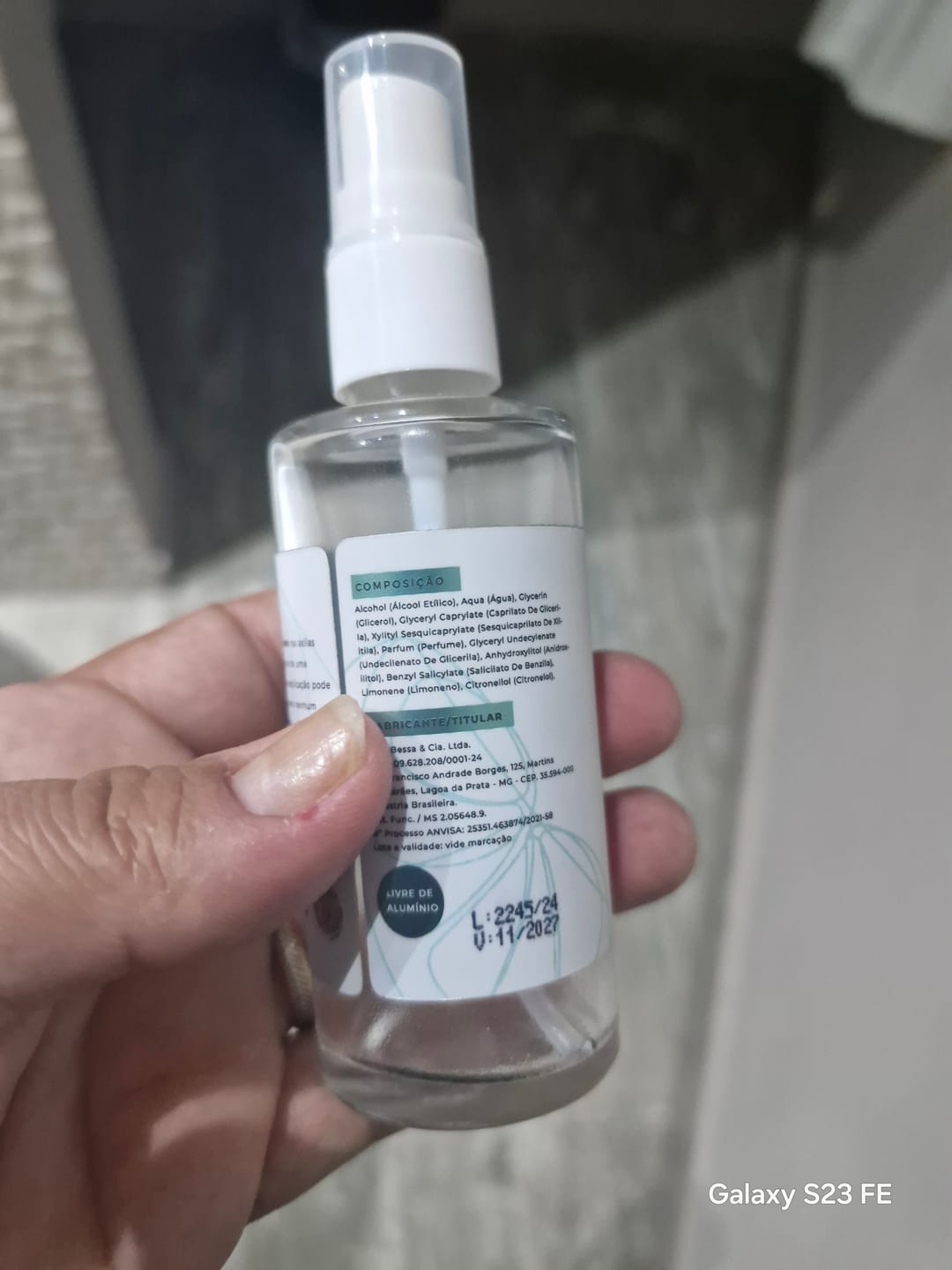 Customer photo review of Desodorante Sport