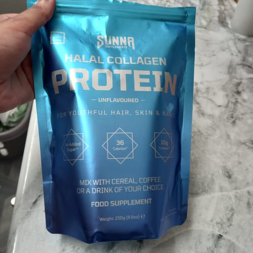 Customer photo review of Halal Collagen Protein
