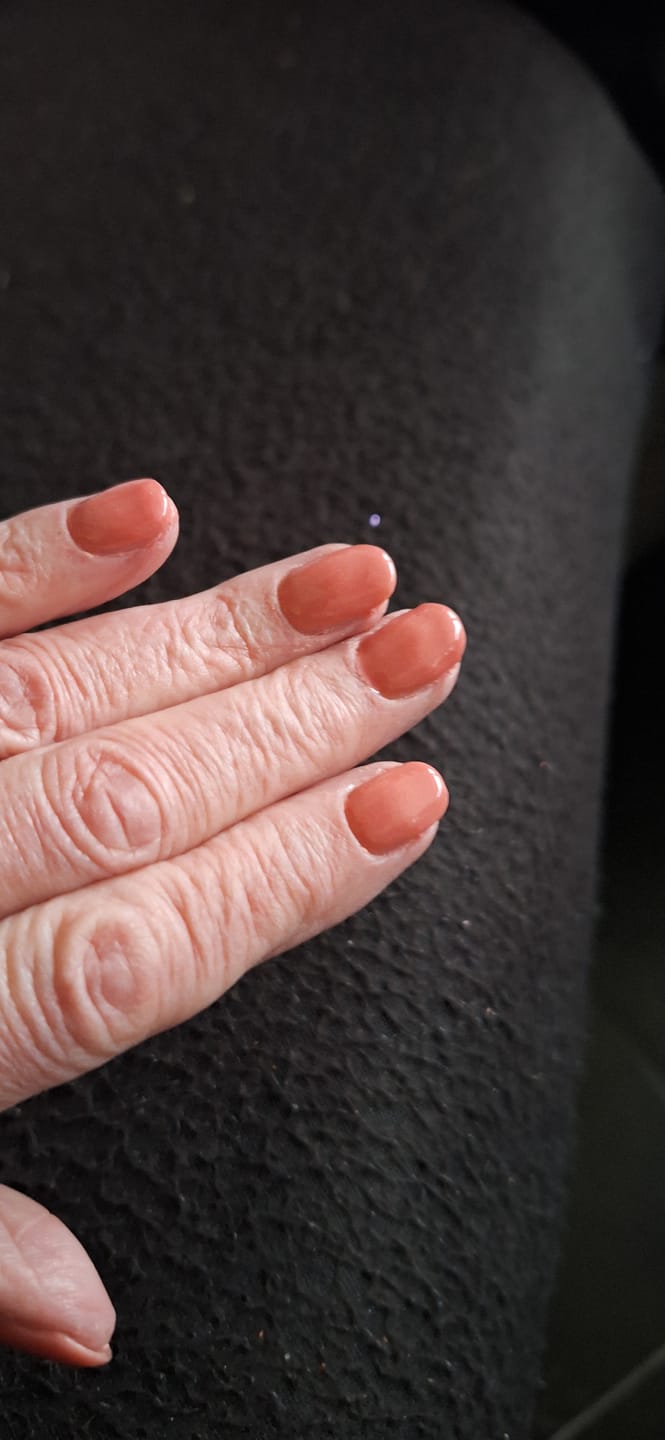 Customer photo review of Sweet Pink Bling Dipping Powder
