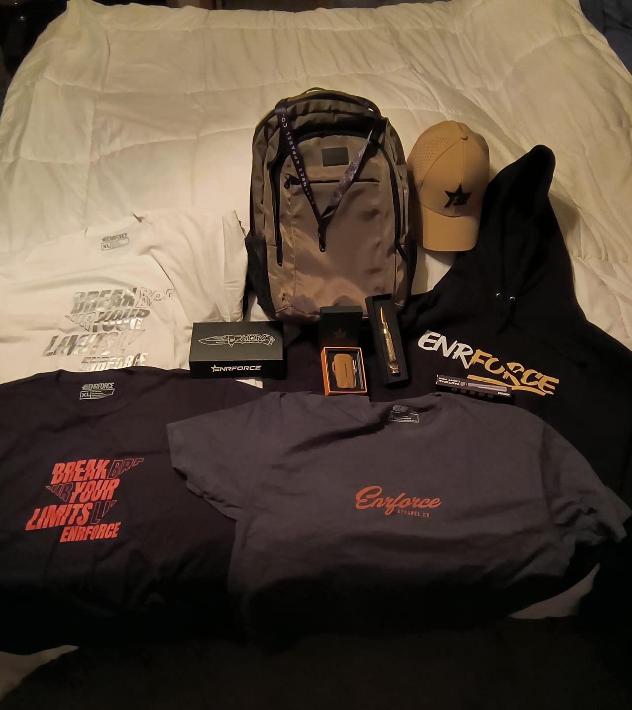 Customer photo review of Mystery Loaded Backpack