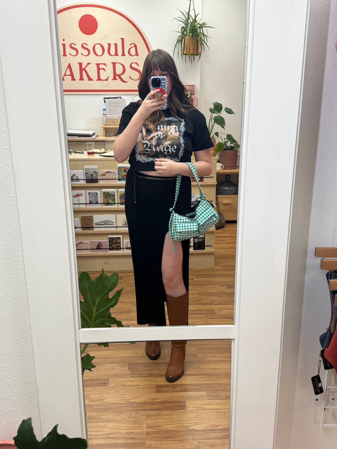 Customer photo review of Coming of Rage Crop Tee