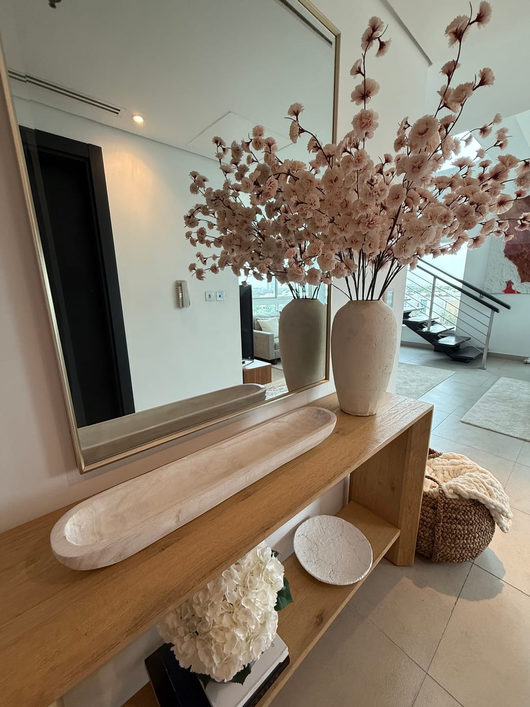 Customer photo review of 30" Handmade Long Wood Dough Decorative Bowl