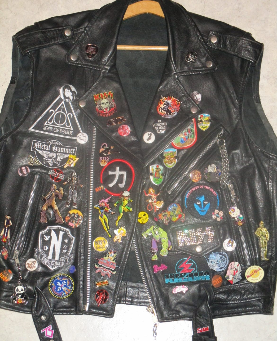 Customer photo review of Iron Maiden - Wasted Years - Pin