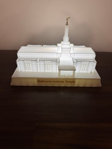 Customer photo review of Melbourne Australia Temple Night Light