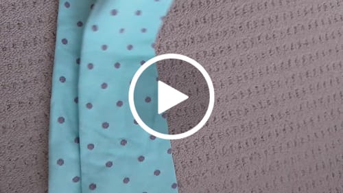 Customer video review of Blue Polka Dots