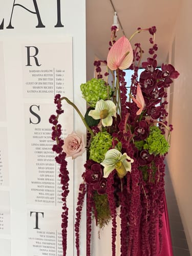 Customer photo review of Bulk 19" Paphiopedilum Real Touch Stem Artificial Flowers Wholesale