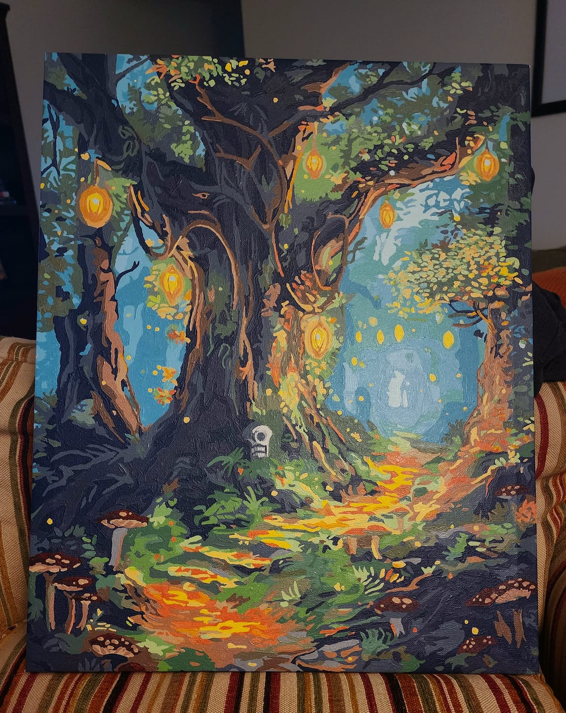 Customer photo review of Hanging Lights Forest