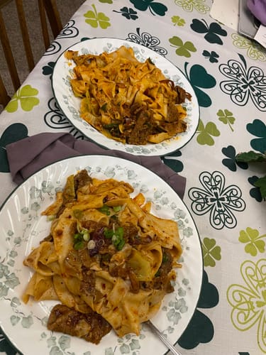 Customer photo review of [N1] Spicy Cumin Lamb Hand-Ripped Noodles Meal Kit (4 Servings)