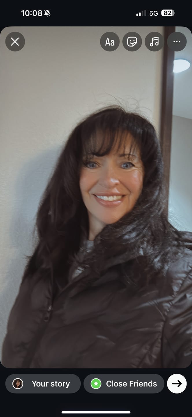 Customer photo review of Celeste Blue Prescription Colored Contact Lenses