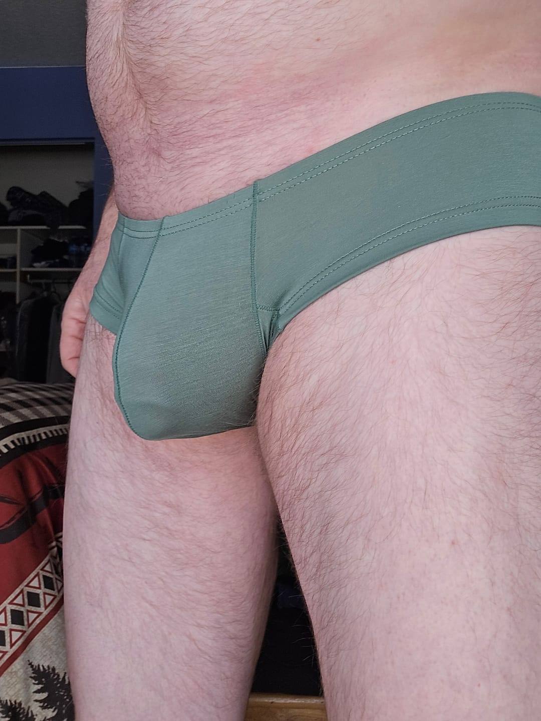 Customer photo review of 2 Pack Big Support Pouch Modal Men's Briefs