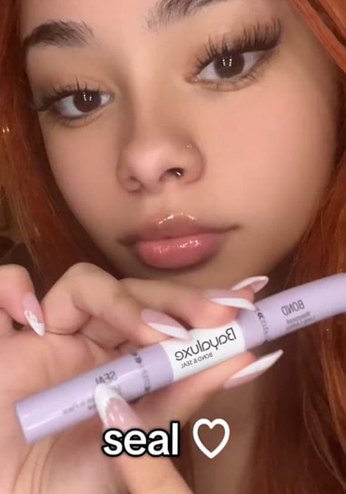 Customer photo review of 3-in-1 Lash Bond & Seal & Remover（Black Bond）
