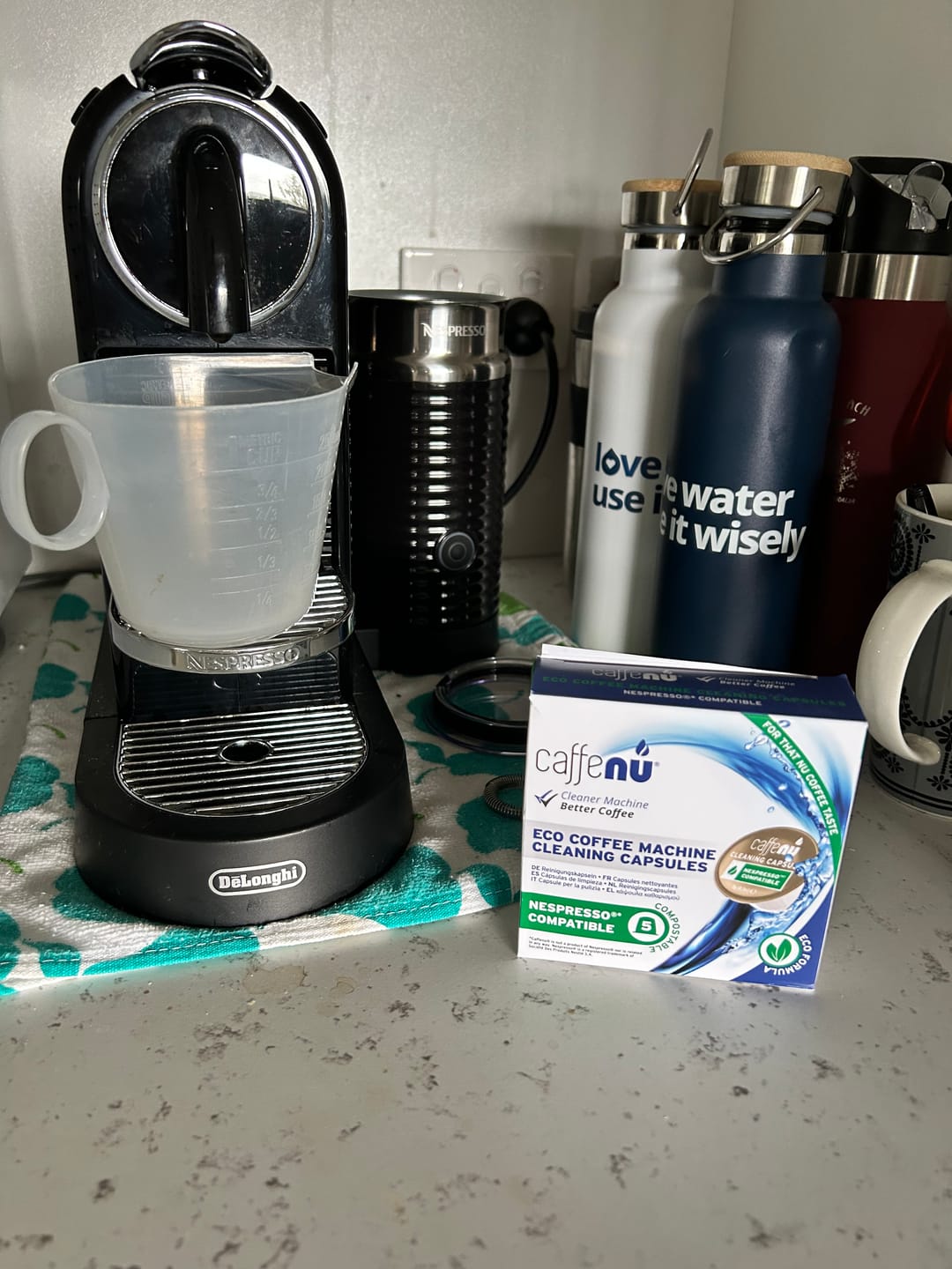 Customer photo review of Caffenu Compostable Cleaning Pods (for Nespresso®)