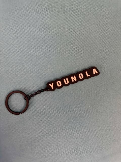 Customer photo review of 931 YoungLA Keychains