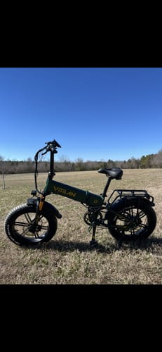 Customer photo review of I7 Pro Folding Full Suspension Electric Bike