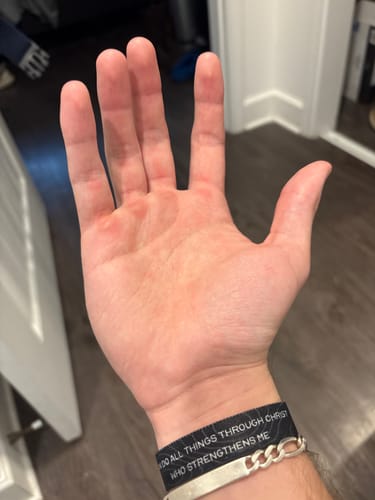 Customer photo review of Philippians 4:13 Wristband