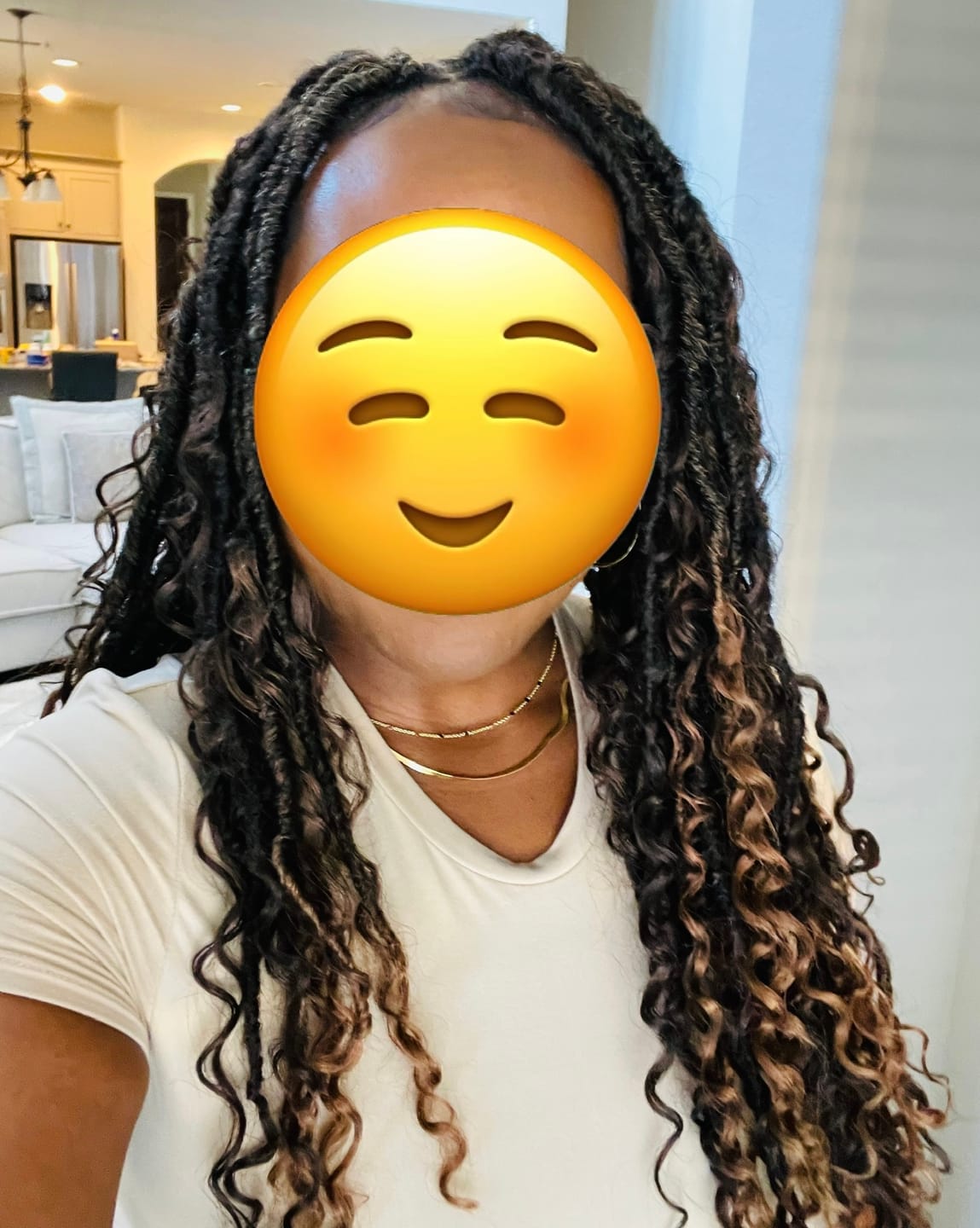 Customer photo review of Freetress Pre-Looped Crochet Braid - BOHO HIPPIE LOC 20"