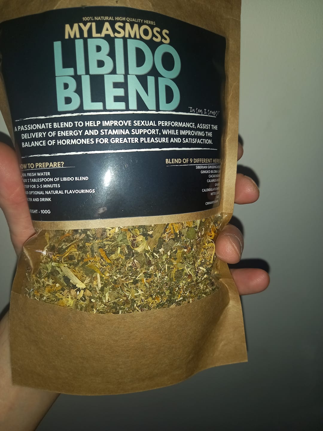 Customer photo review of Libido blend