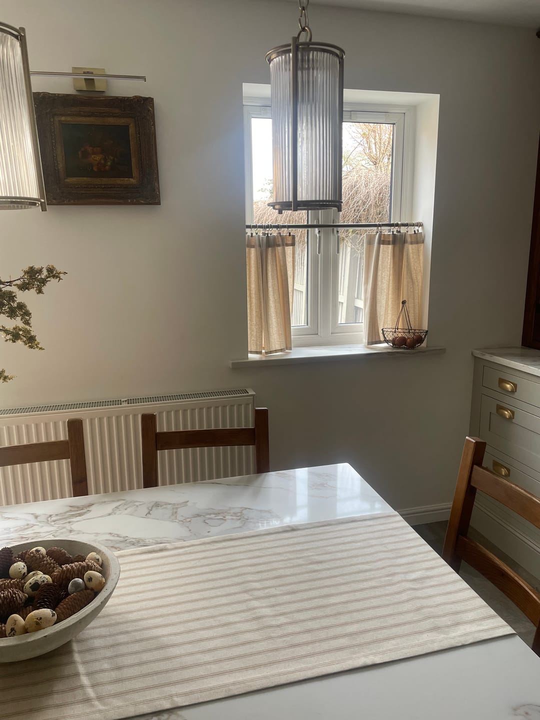Customer photo review of Aged Brass Hanging Rail