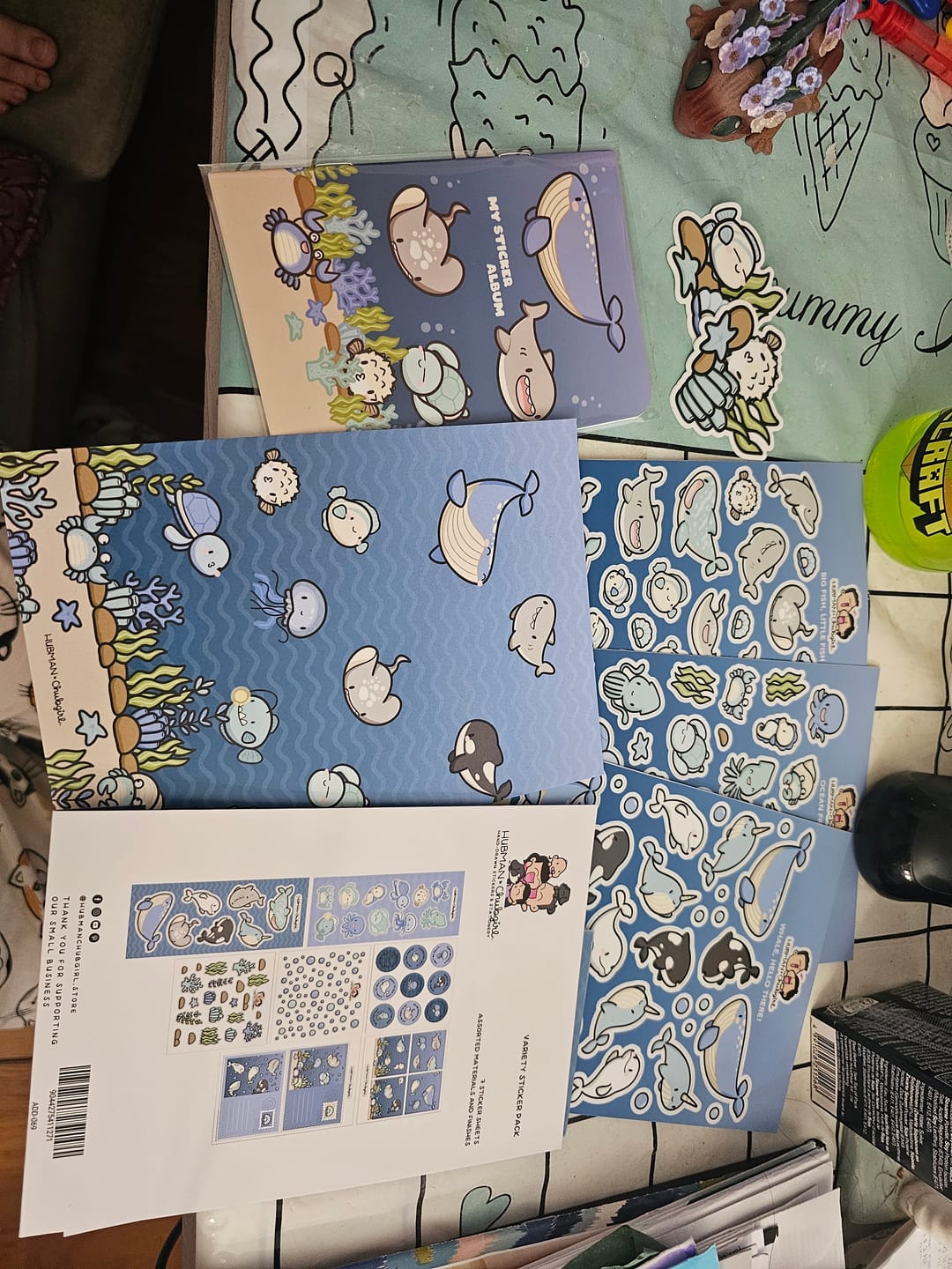 Customer photo review of Deep Blue Sea Variety Sticker Pack