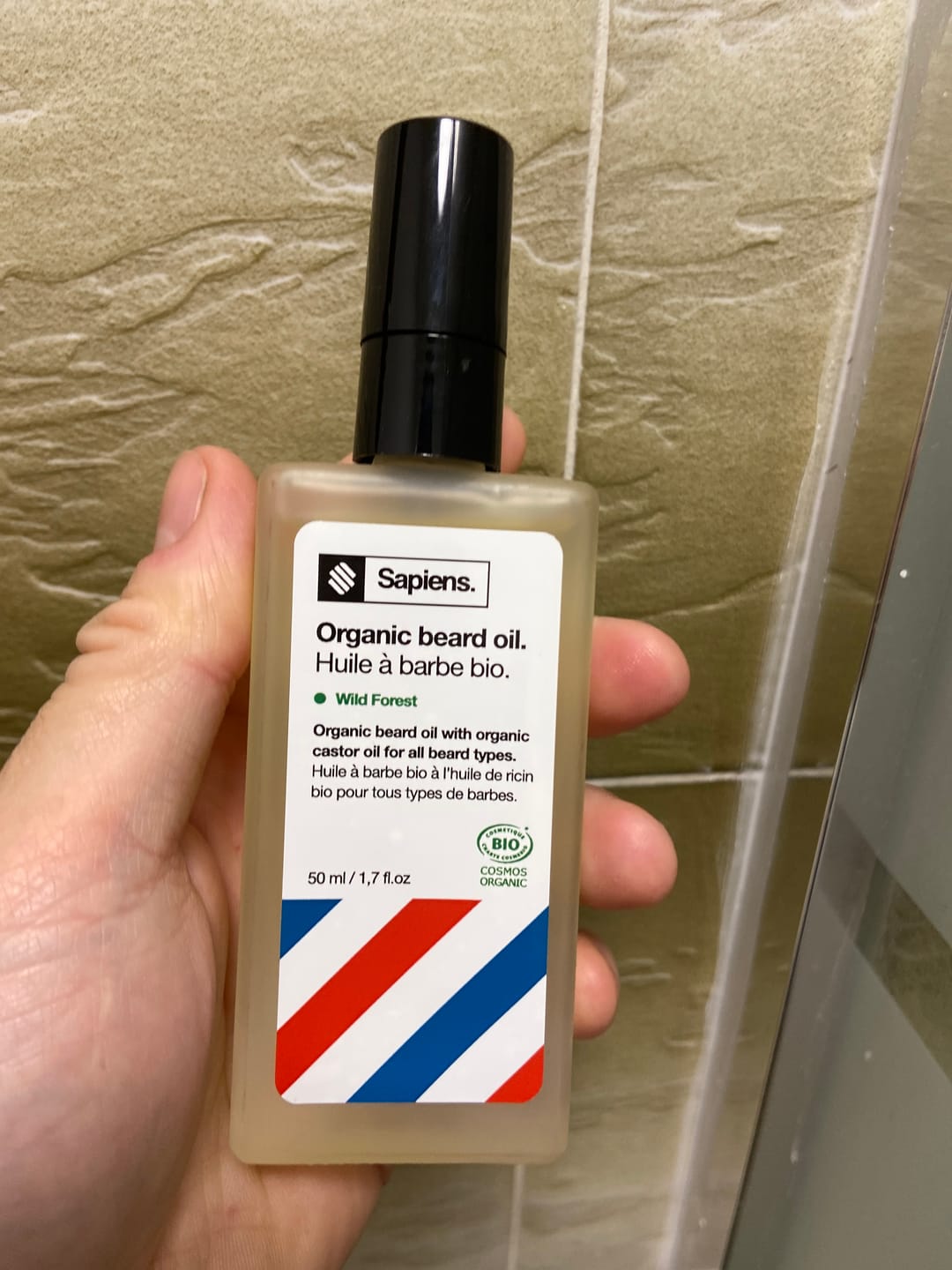 Customer photo review of Huile à barbe bio