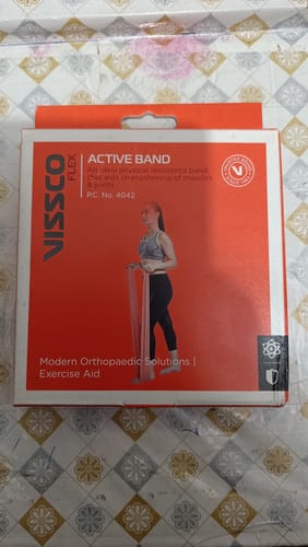 Customer photo review of Active Band | Physical Resistance Band for Exercise, Workouts, Gym, Stretching, Yoga | Muscles & Joints Strengthener