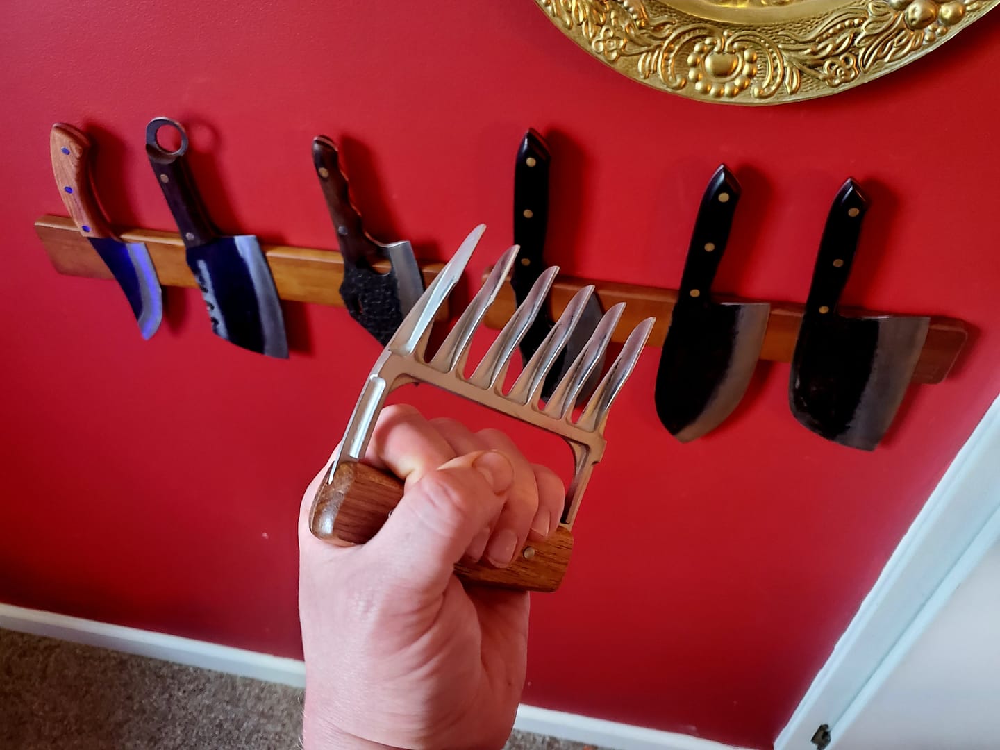 Customer photo review of Stainless Steel Meat Claws