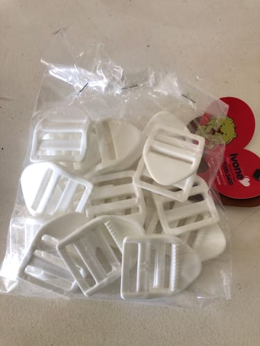 Customer photo review of REGULADOR CASTELINHO 30MM BRANCO PACOTE COM 10 UNIDADES