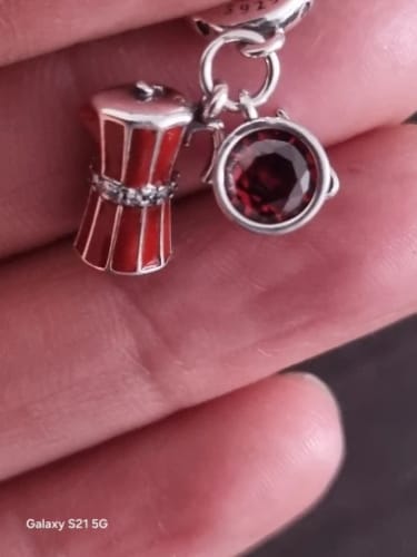 H. E. review of 925 Sterling Silver Coffee Time Charm image 1 out of 1