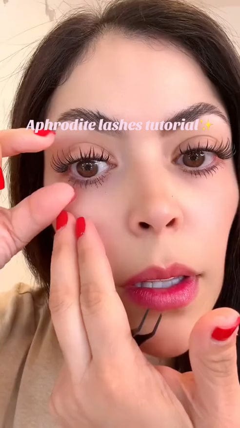 Customer photo review of Aphrodite Lash Kit