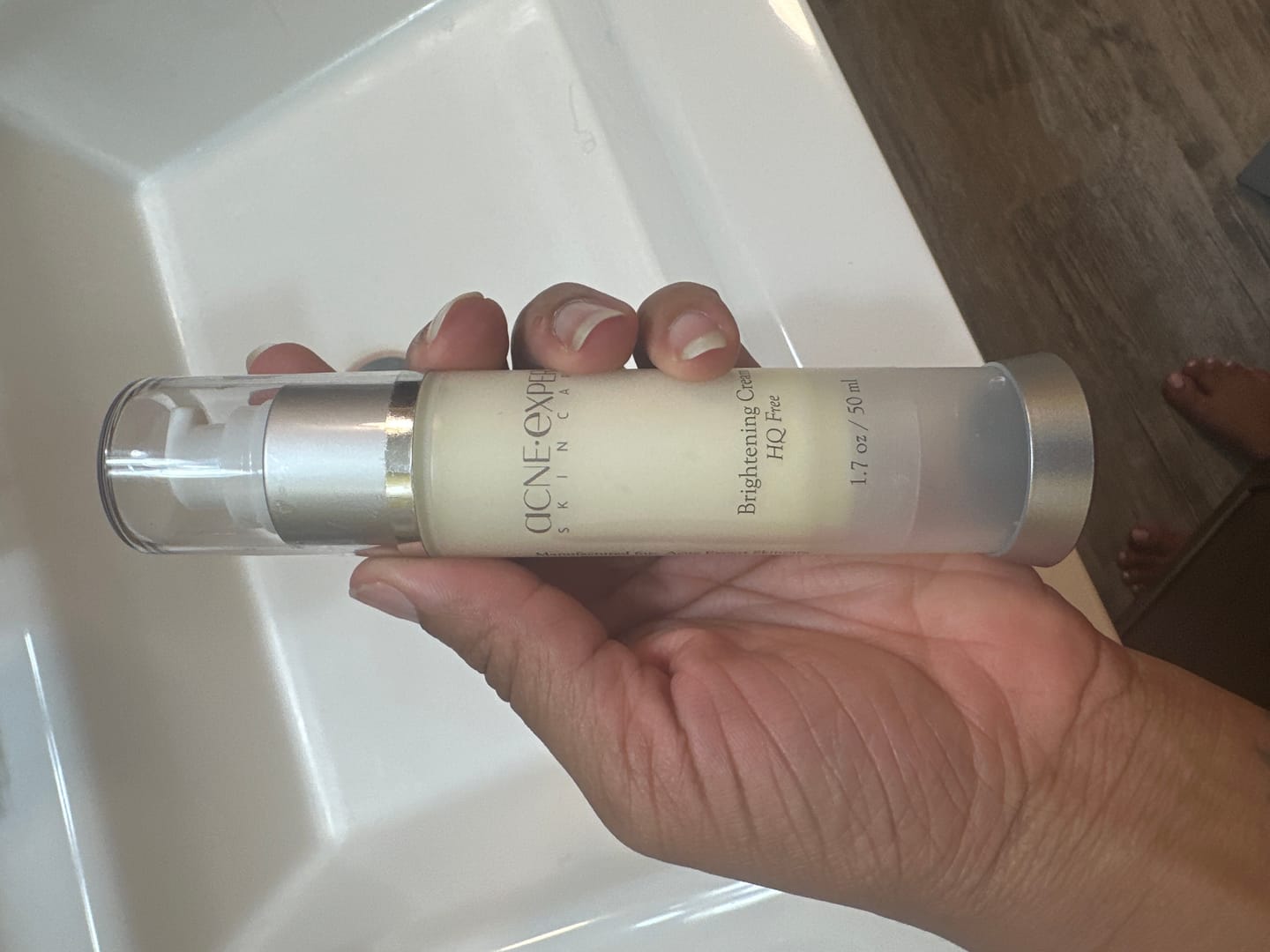 Customer photo review of BRIGHTENING CREAM