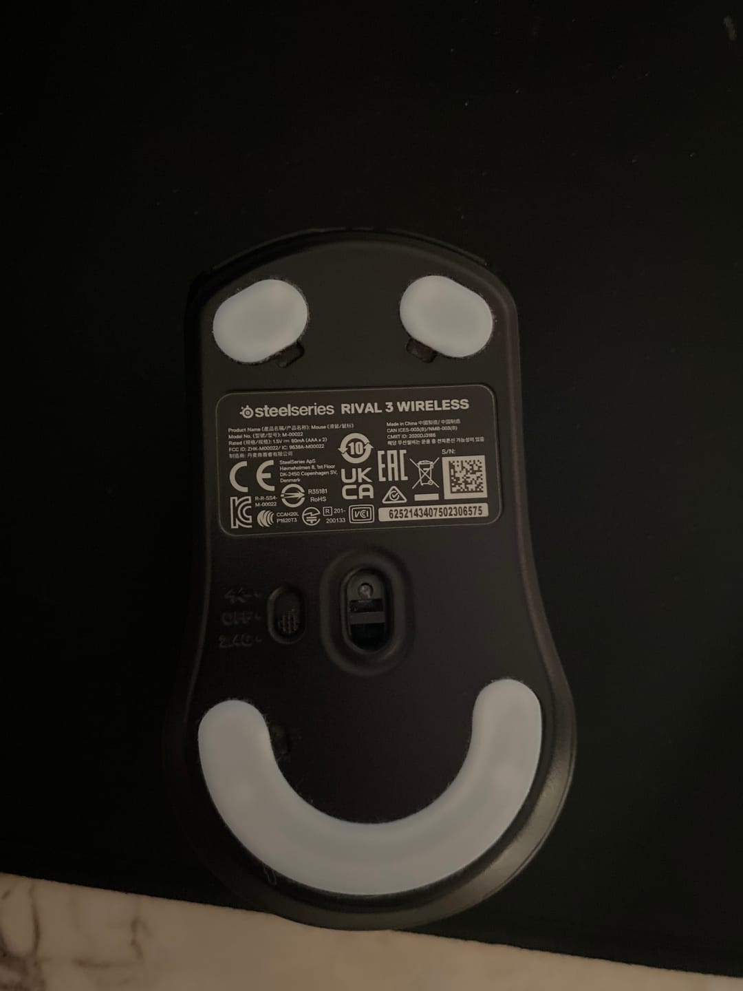 Customer photo review of Steelseries Rival 3/Rival 3 Wireless için Hoverpad V3 Mouse Skate